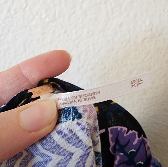 Free People Summer In Tulum Linen Blend Tunic XS NWT - Picture 5 of 8